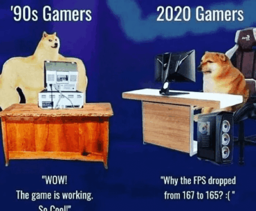 1990s Gamers VS. 2020s Gamers