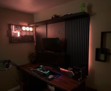 Just finished my setup, turned out a lot nicer than I thought.