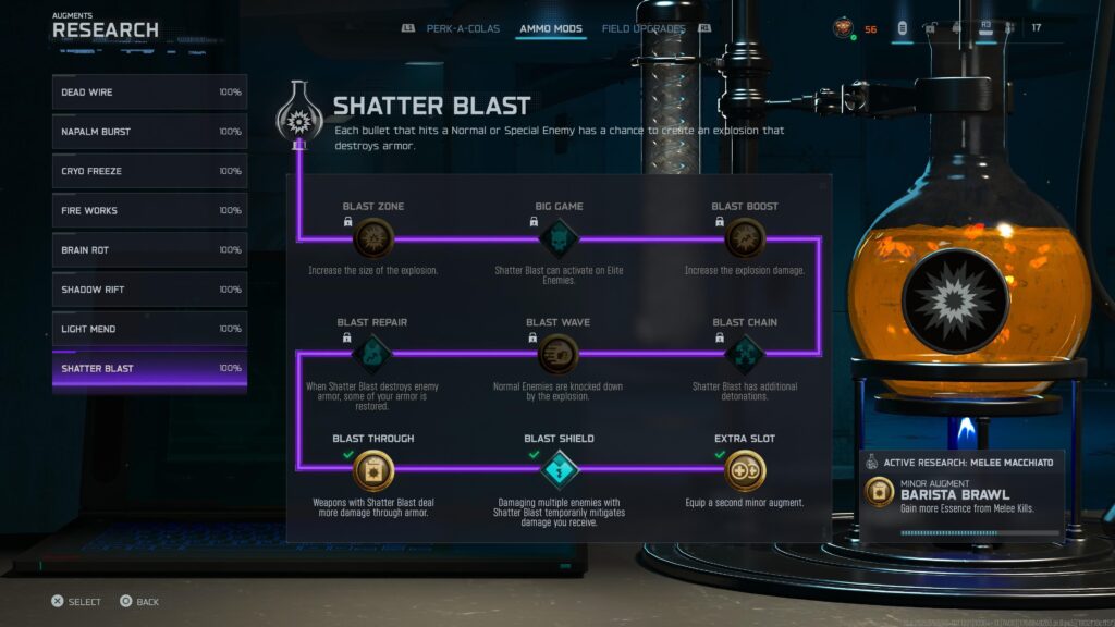 Bug when trying to unlock augments