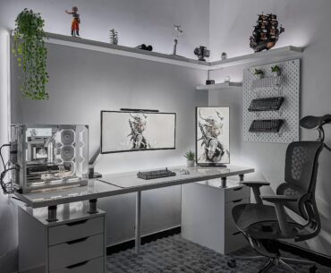 My White Corner Setup 🤍🏳️