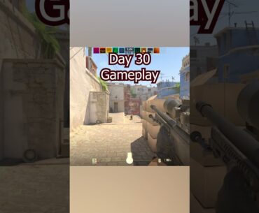 Day 30/30 Of Practising Counter Strike 2 Like A Pro! #counterstrike2 #cs2 #shorts