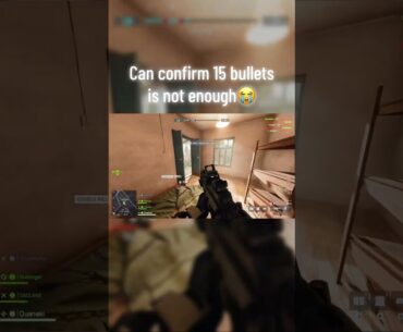 When 15 Bullets Isn't Enough.. #callofduty #fps
