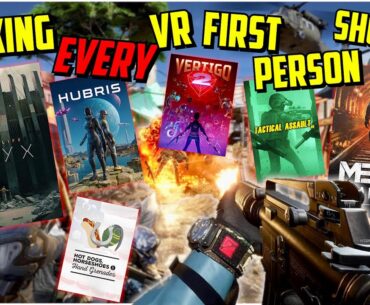 Ranking EVERY VR First Person Shooter I've Ever Played