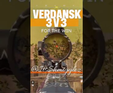 VERDANSK 3 V 3 FOR THE WIN  #warzone #itsshmigglez #gaming  #callofduty #firstpersonshooter #cod