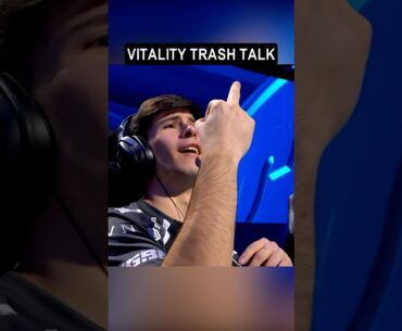 VITALITY TRASH TALK #cs2 #counterstrike #csgo #vitality #zywoo #ropz