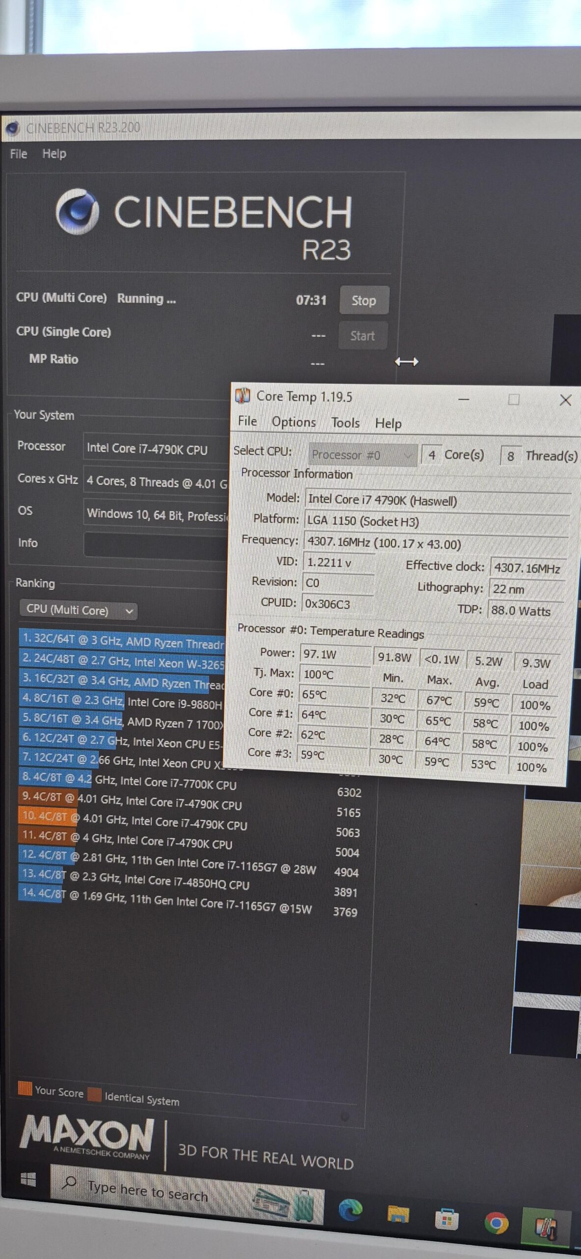 I7 4790k after delid is 30c cooler but draws 15w less and scores 100 points less in cinebench I7 4790k after delid is 30c cooler but draws 15w less and scores 100 points less in cinebench