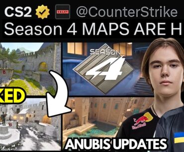 Valve's HUGE Season 4 LEAKS (Cobblestone), Anubis UPDATE, FaZe ELIMINATED, s1mple & donk | CS2 News