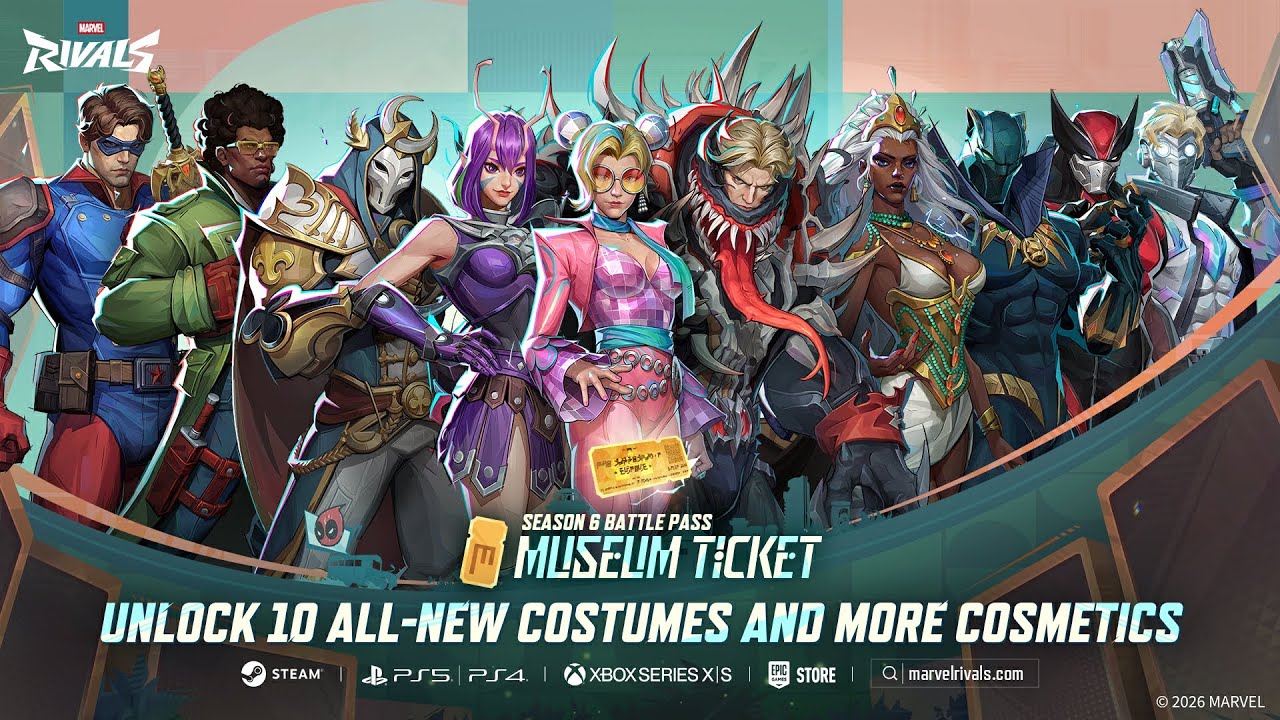 Season 6 Battle Pass: Museum Ticket | Official Trailer | Marvel Rivals - YouTube
