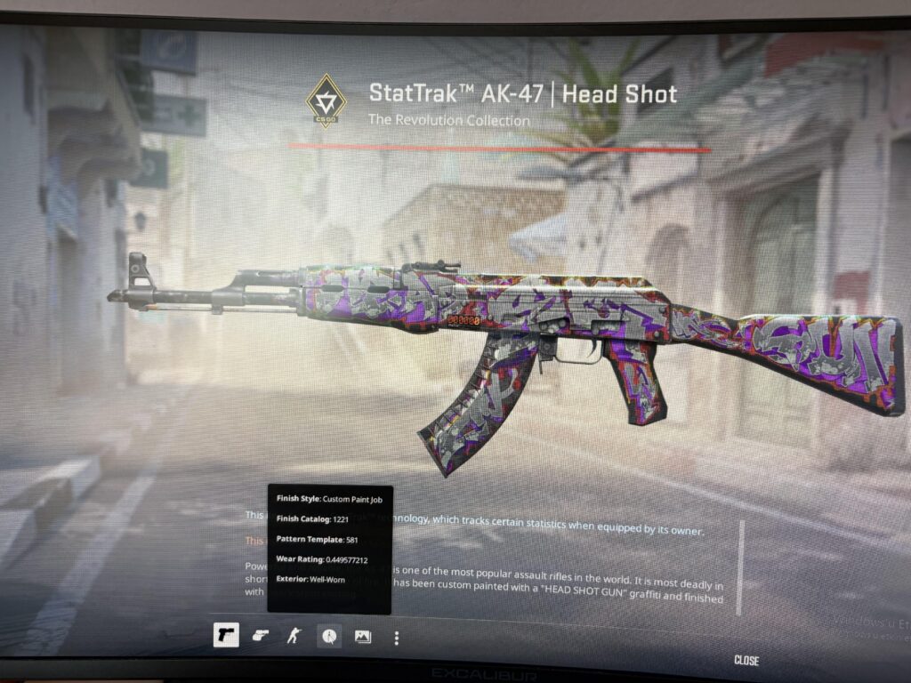My stattrak glove