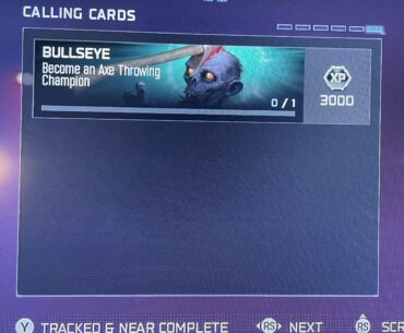 Bullseye calling card