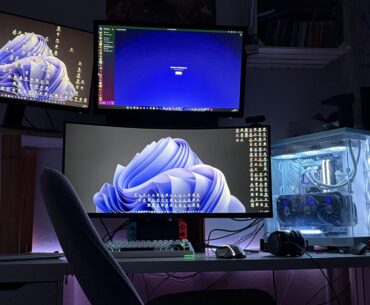 Self built monitor mount