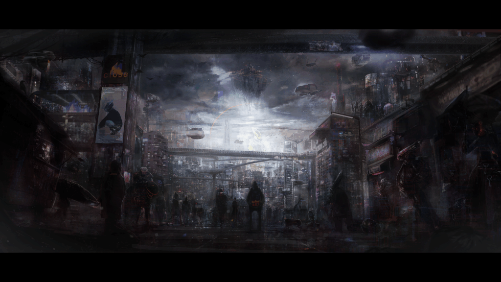 Cyberpunk Landscape 2