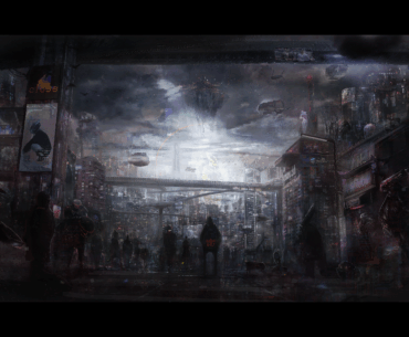 Cyberpunk Landscape 2