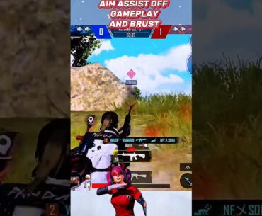 AIM ASSIST OFF GAMEPLAY#pubg1vs1 #firstpersonshooter #pubg #pubggameplay #SPRAYPUBG