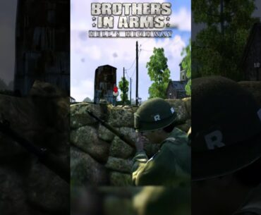 set up the mg over there #brothersinarms #bia  #ww2  #gaming   #shorts #short #HellsHighway