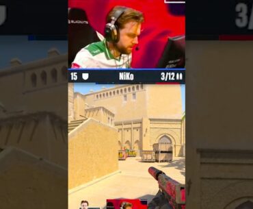 cs2 pro NIKO hits 2 ACES in blast semifinals
