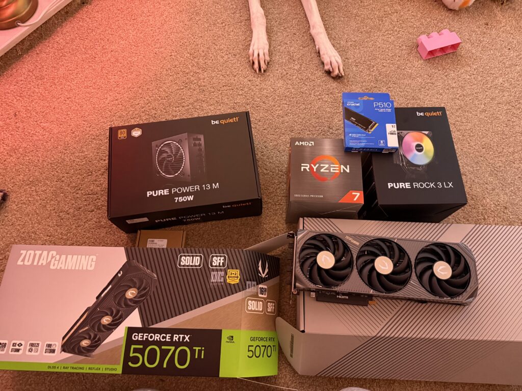 It’s my Christmas gift from me to me! Upgrading from an RTX 2060 and Ryzen 5 3600