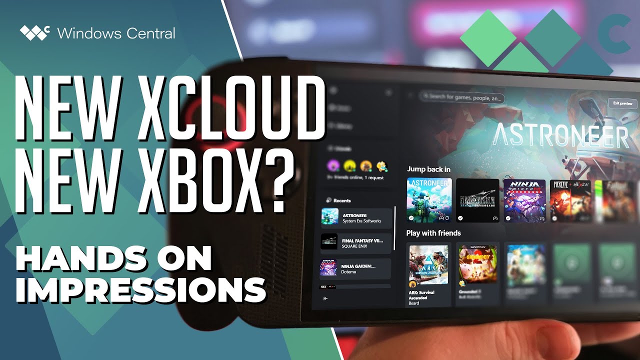 Hands on: NEW Xbox Cloud Gaming dashboard ... or more? - YouTube
