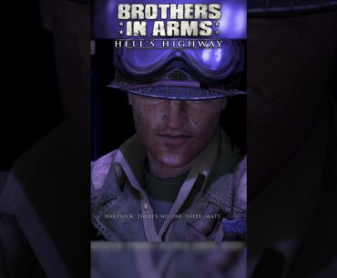 he didn't know #brothersinarms #bia  #ww2  #gaming   #shorts #short #HellsHighway