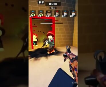 TOP 4 WITH 24KILLS #roblox #gameplayfps #games