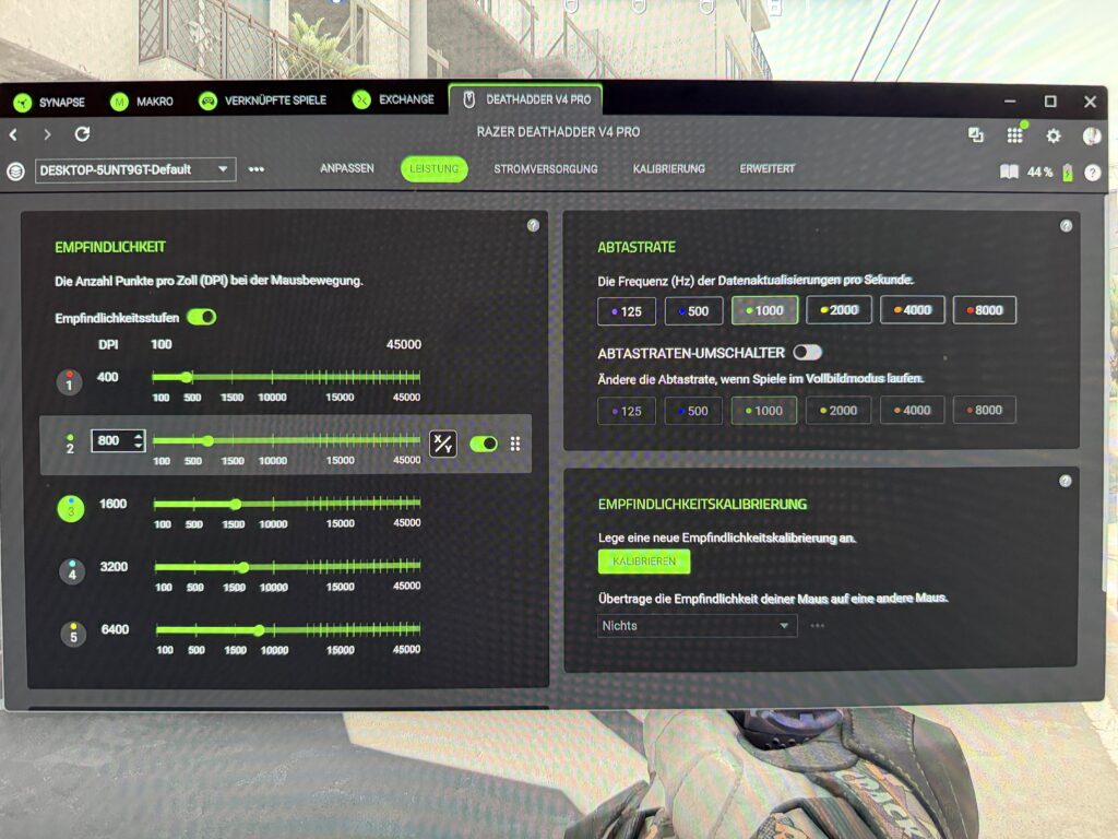How should I optimally configure my mouse for gaming on a 240Hz monitor?