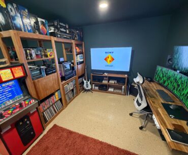 New garage reno, turned home office / man-cave