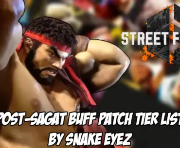 Snake Eyez releases new tier list for Street Fighter 6, declares Ryu to be 'amazing' but slightly overrated