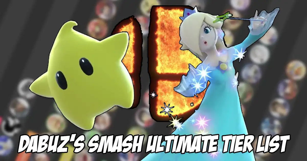 New tier list for Super Smash Bros. Ultimate showcased by Dabuz New tier list for Super Smash Bros. Ultimate showcased by Dabuz