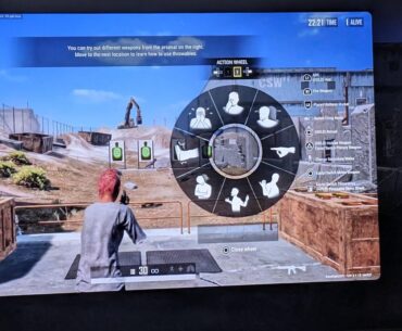 New PUBG player. How do I fire my weapon while aiming down sight????????? The wheels comes up every time 🤔🤔🤔🤔🤔
