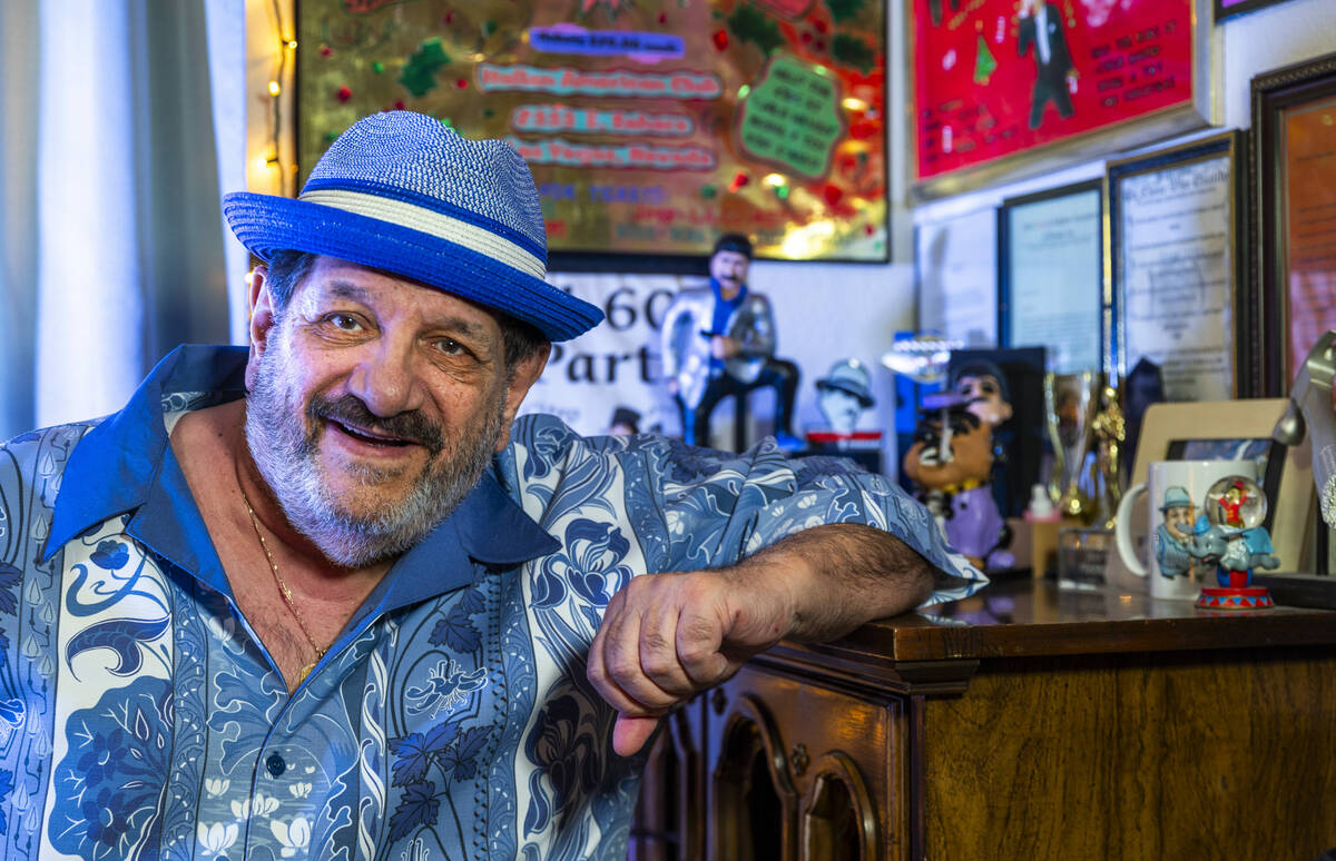 ‘Black Book’-listed Citro’s removal hearing delayed until February commission meeting | Casinos & Gaming Frank Citro at home about some of his memorabilia in a second bedroom, a favorite spot of his o ...