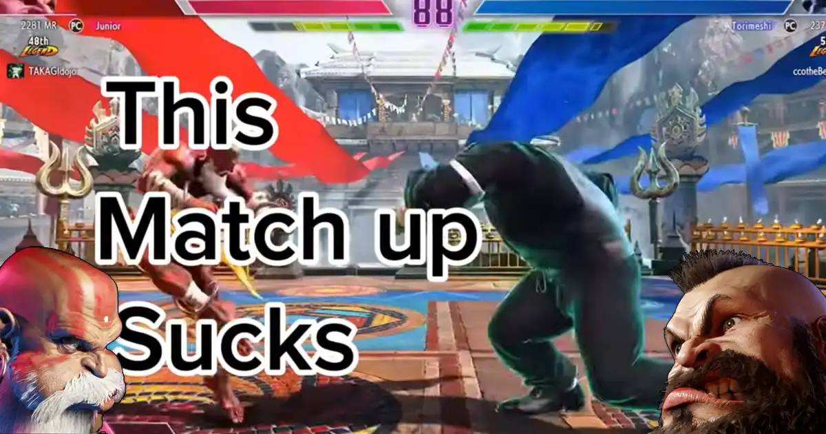 The recurring bad match up of the Street Fighter series The recurring bad match up of the Street Fighter series