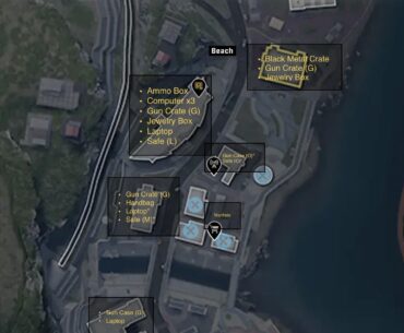 DMZ Beach: Notable Loot Containers