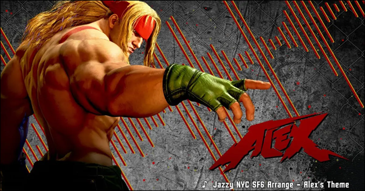Alex is getting a second theme for Street Fighter 6, and of course it’s a new version of Jazzy NYC Alex is getting a second theme for Street Fighter 6, and of course it's a new version of Jazzy NYC