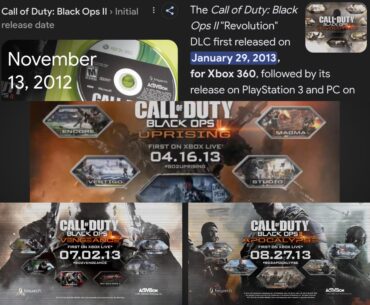 Can we please stop acting like months between maps is new? We wouldn't even have DLC 1 yet if this was BO2