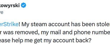 Polish CS icon Izak had his Steam account stolen via AI-generated CD-Key proof from 10 years ago. Steam Support admitted human error 5 days later.
