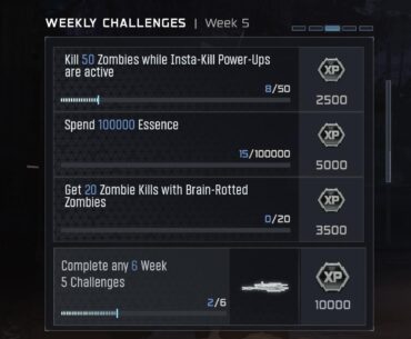Weekly challenge only counting instances you spend essence and not actual amount