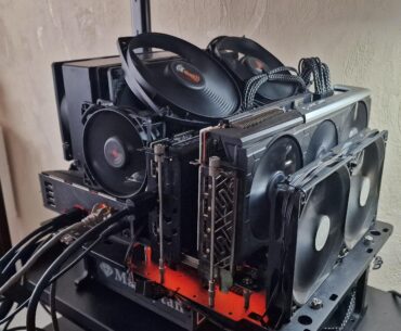 Aircooling with 18 Fans in Total
