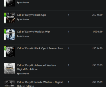 [COD] I bought all the Call of Duty games for my xbox one x during the winter sale