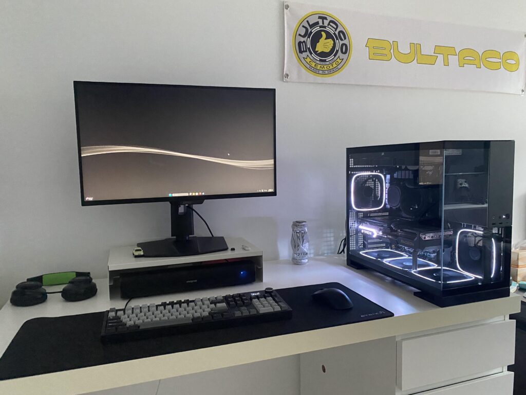 My gaming battle station