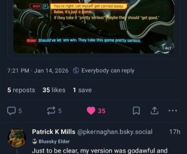 Cyberpunk 2077's quest designer on River.