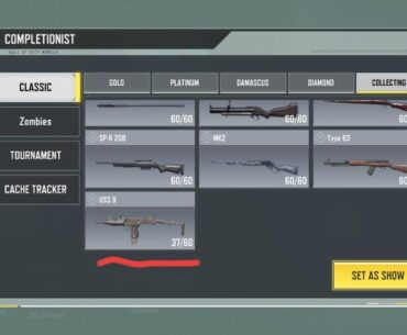 Got Gold on every gun... except the USS-9