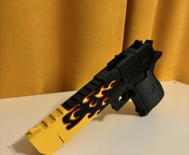 Desert Eagle Blaze Real Life Size Replica from Counter Strike
