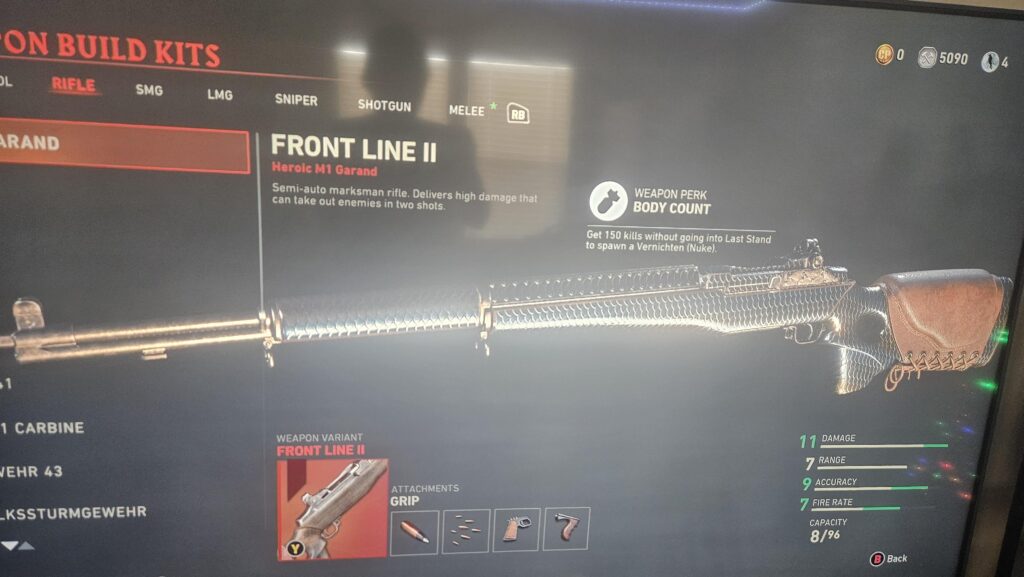 Got front line 2! Rarest m1 garand variant because no one uses it for some reason.