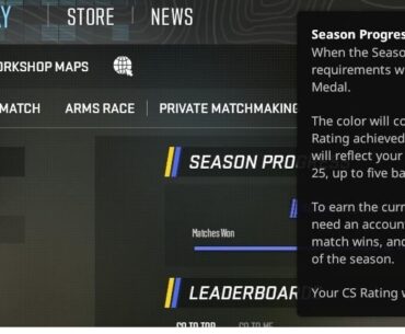 PSA: due to season 3 ending soon, how to see how long your premier rank is active for (aka CS rating)