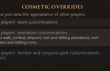 We need an operator skin filter