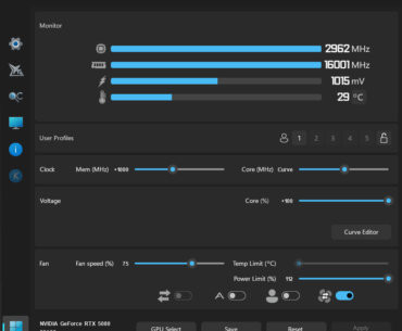 Asus 5080 Astral that maxes out at 1015mV