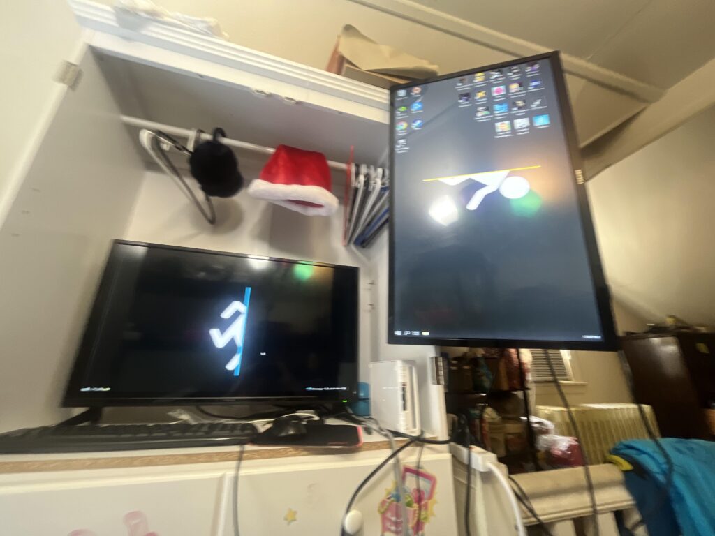 This was a few years ago, but this was my setup for about a year