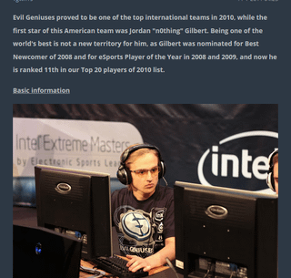 Evolution of the #1 ranked NA player