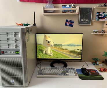 My modern-retro setup