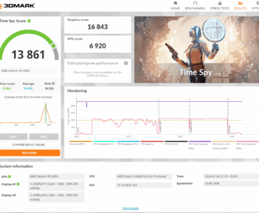 RX 6800 and R5 5600X Time Spy results below average. Want to know what i could try to improve it.